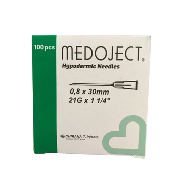 Injekciós tű 21G x 1 1/4 Medoject Chirana 100x Lejárati ideje: 2026.04.