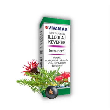 Immunerő illóolaj keverék: boróka, madagaszkári kámforfa és vörös méhbalzsam olajokkal (10 ml)