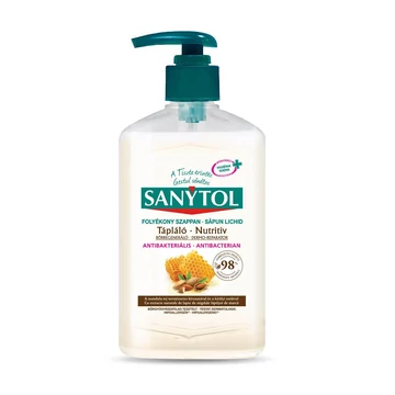 Sanytol Fertőtlenítő Folyékony szappan Mandulatej és Méhpempő 250ml