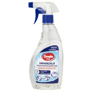 BradoClub univerzális felületfertőtlenítő szer 500ml - szórófejes BradoClub univerzális felületfertőtlenítő szer 500ml - szórófejes