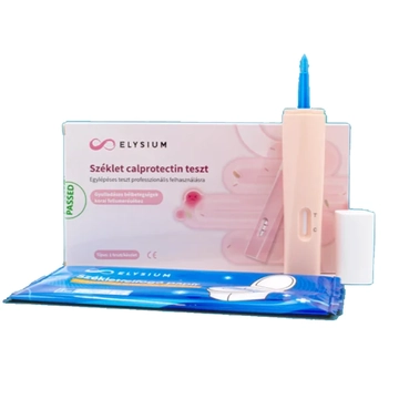 Elysium széklet calprotectin egylépéses gyorsteszt - 1 db tesztkészlet (székletből)