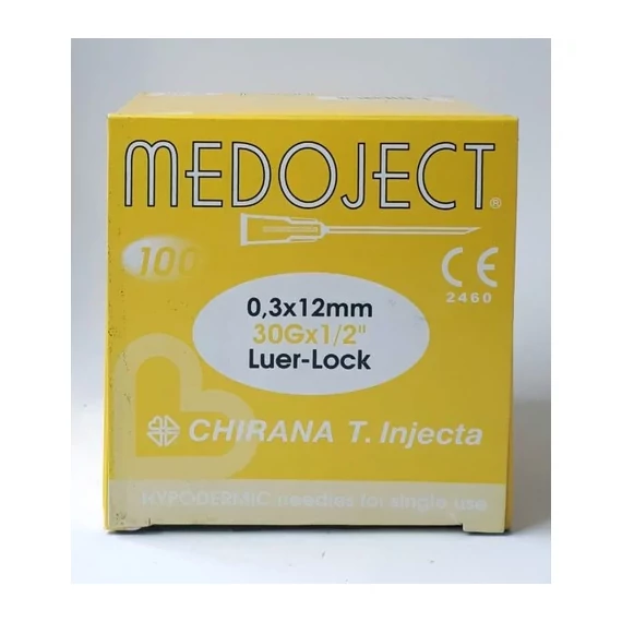 Injekciós tű 30G x 1/2 - 100 db steril