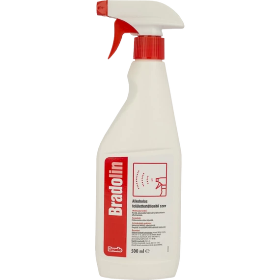 BRADOLINE Alkoholos felület fertőtlenítő szórófejes 500ml
