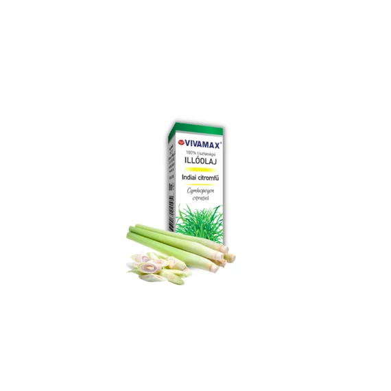 Indiai citromfű 100%-os tisztaságú illóolaj (10 ml)