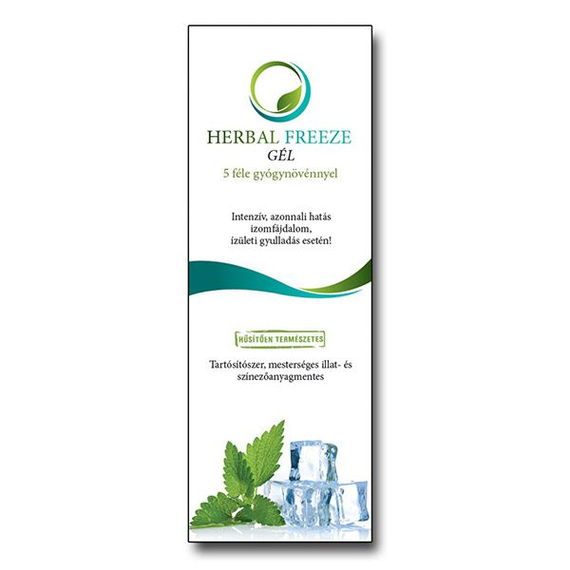 Herbal Freeze gél 5 féle gyógynövénnyel