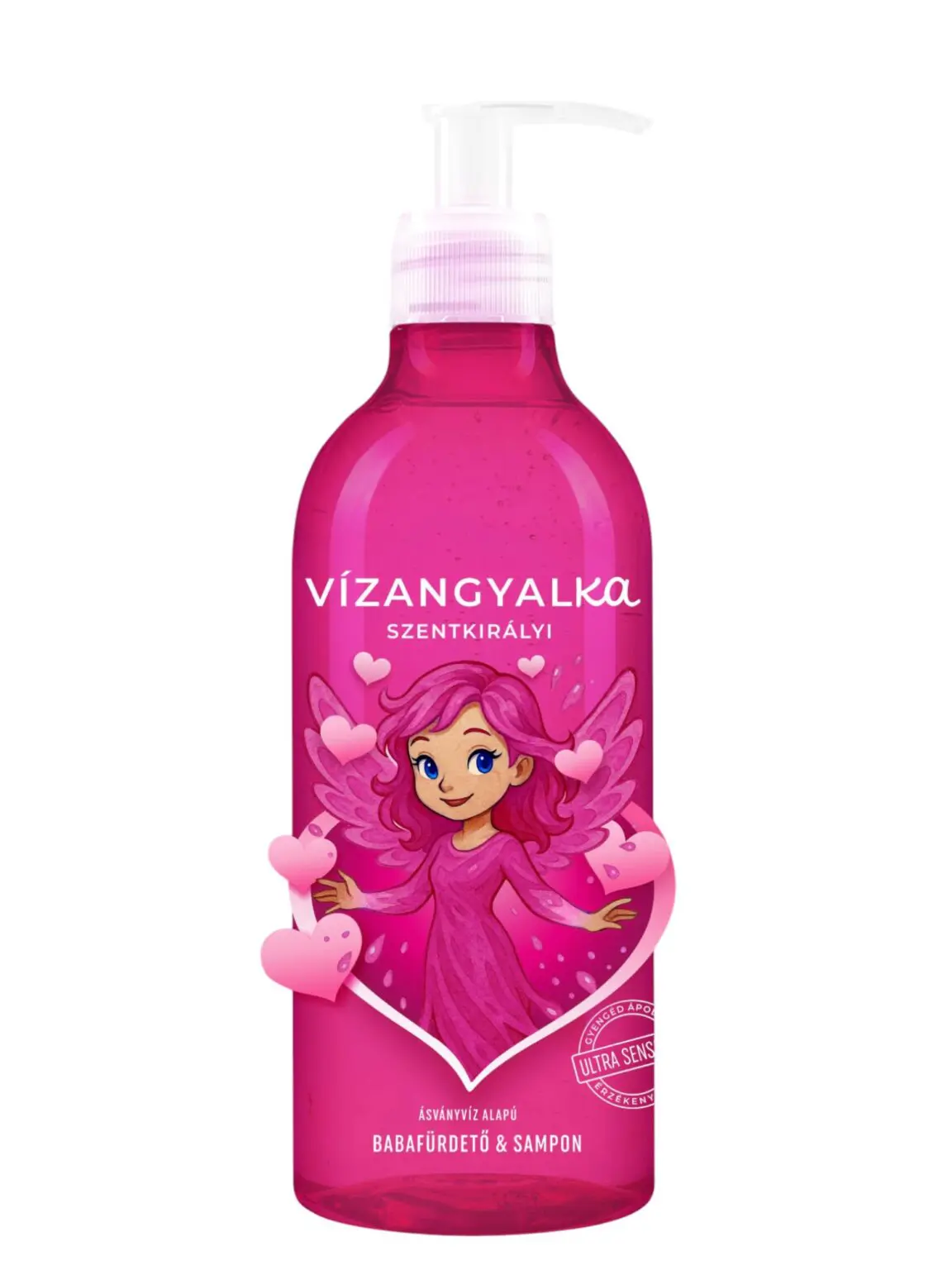 Vízangyalka babafürdető és sampon - 500ml 