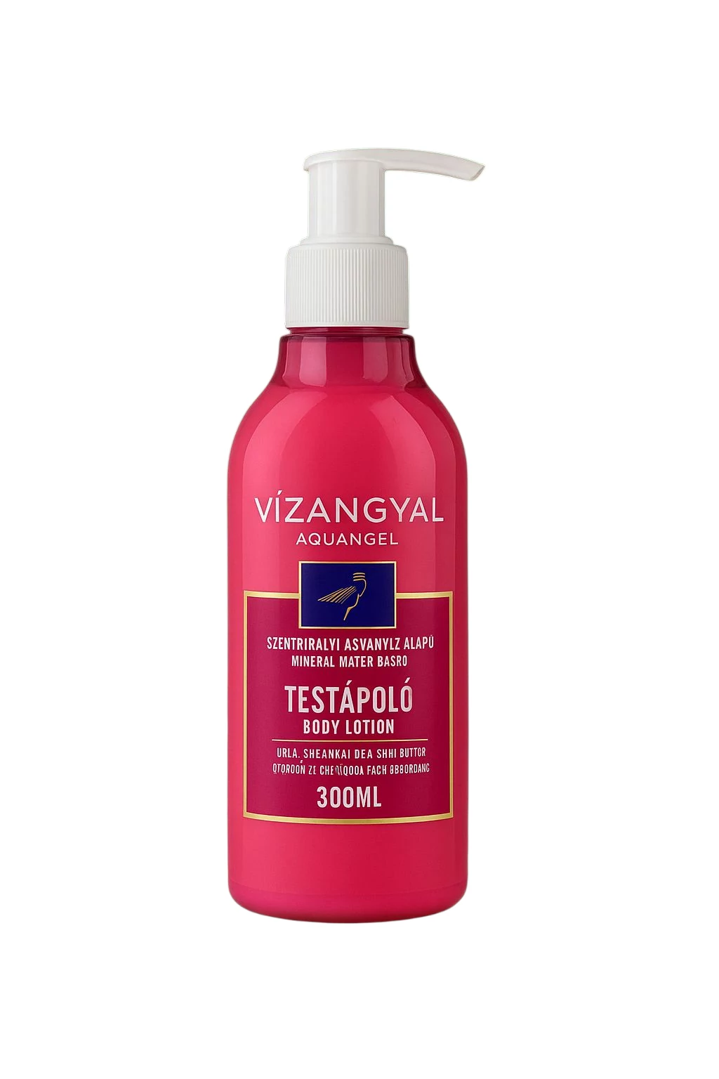 Vízangyal gyorsan felszívódó hidratáló testápoló ureával- 300 ml 